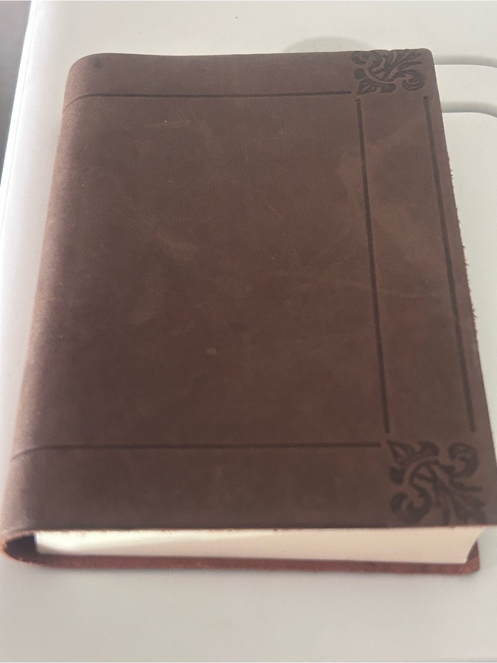 Leather bound Italian handmade leather journal!